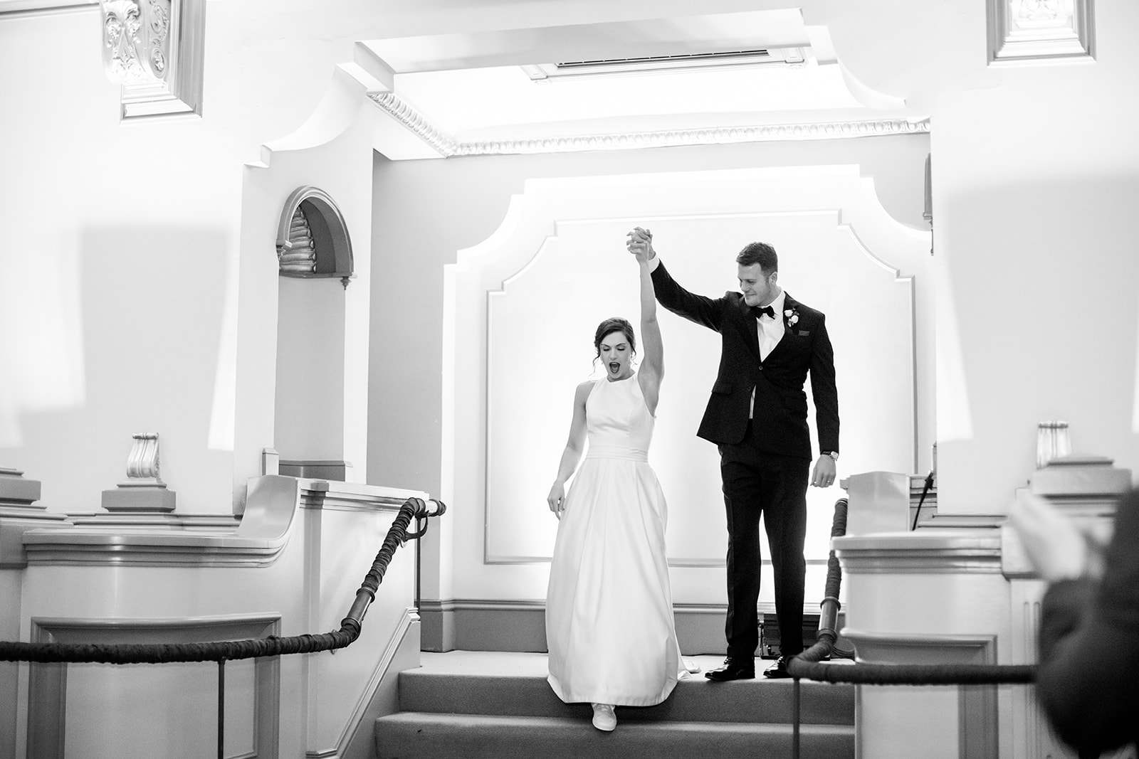 Rachel  Drews Winter Wedding at The John Marshall Ballrooms - Image Property of www.j-dphoto.com