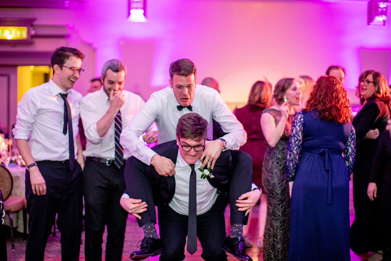 Rachel  Drews Winter Wedding at The John Marshall Ballrooms - Image Property of www.j-dphoto.com
