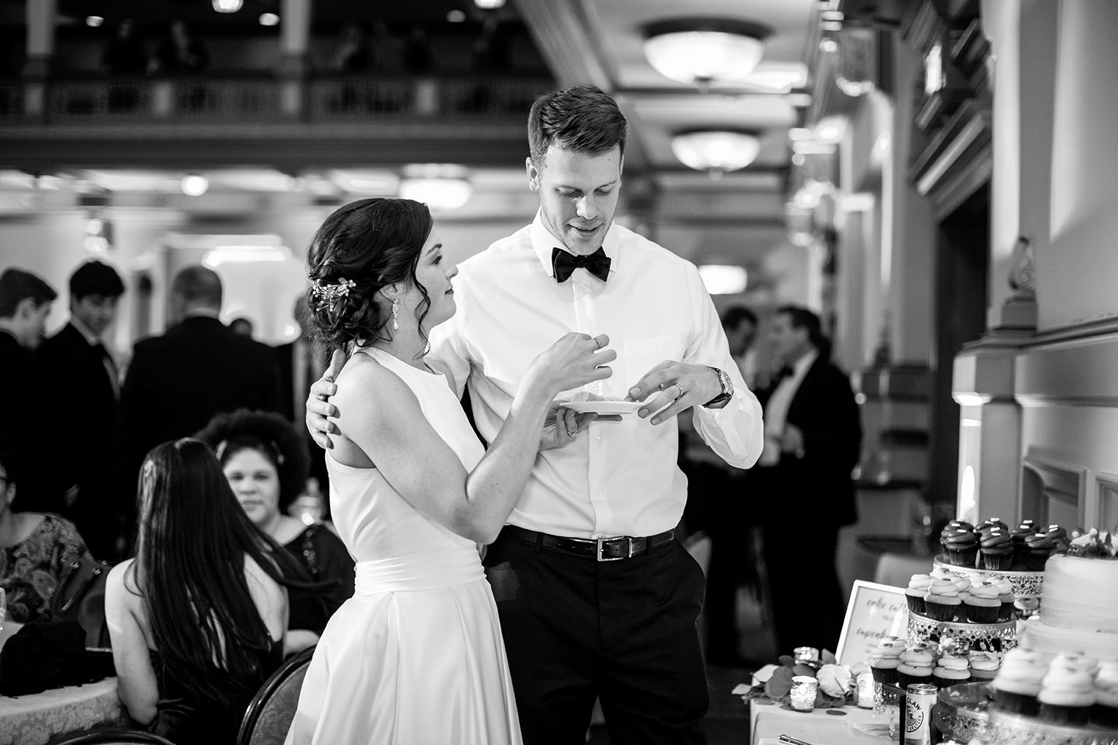 Rachel  Drews Winter Wedding at The John Marshall Ballrooms - Image Property of www.j-dphoto.com