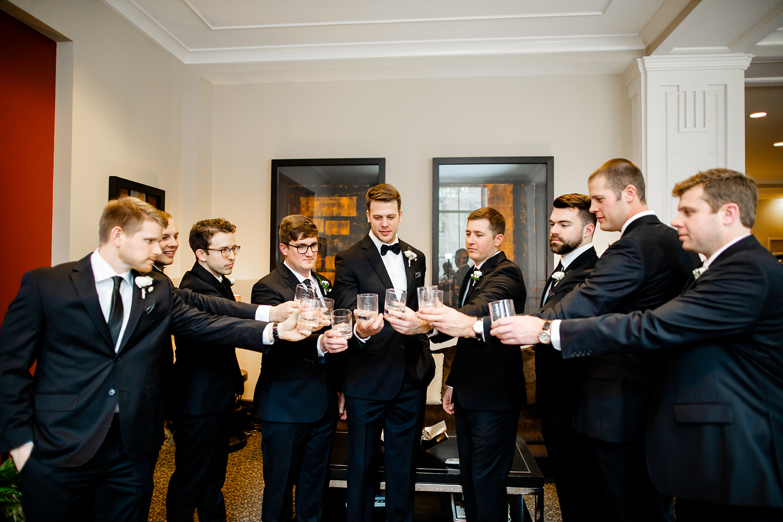 Rachel  Drews Winter Wedding at The John Marshall Ballrooms - Image Property of www.j-dphoto.com