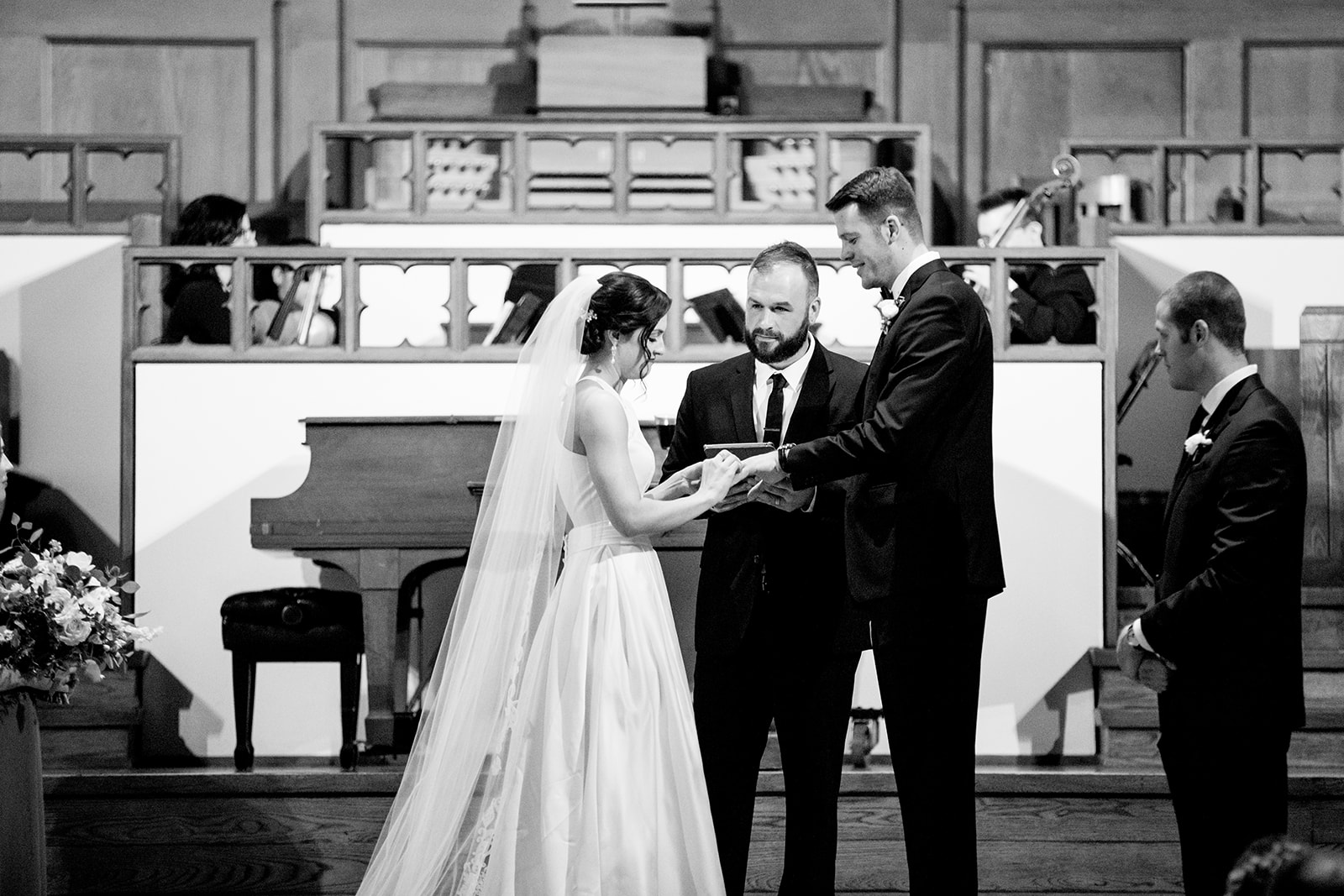 Rachel  Drews Winter Wedding at The John Marshall Ballrooms - Image Property of www.j-dphoto.com