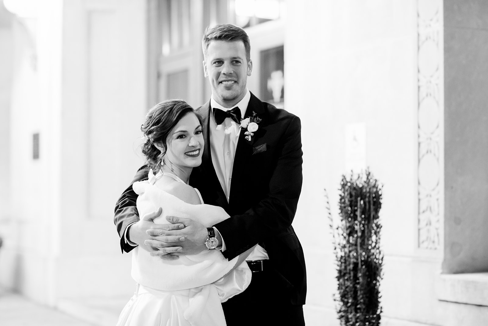 Rachel  Drews Winter Wedding at The John Marshall Ballrooms - Image Property of www.j-dphoto.com