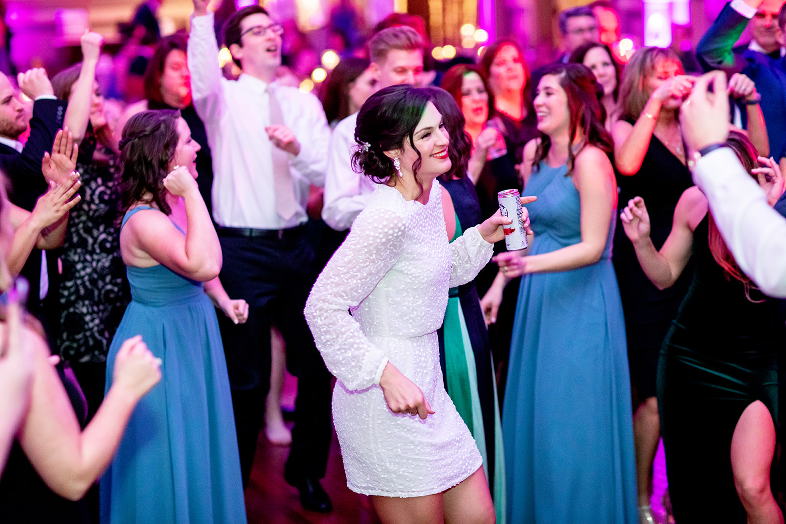 Rachel  Drews Winter Wedding at The John Marshall Ballrooms - Image Property of www.j-dphoto.com
