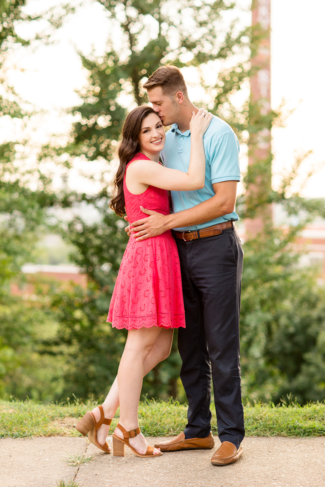 Rachel Drews Romantic Libby Hill Engagement Shoot - Image Property of www.j-dphoto.com