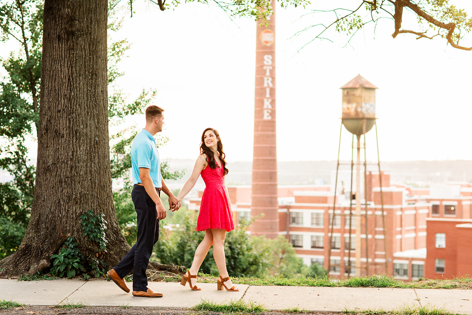 Rachel Drews Romantic Libby Hill Engagement Shoot - Image Property of www.j-dphoto.com