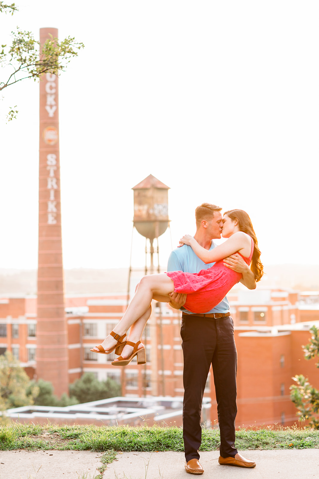 Rachel  Drews Romantic Libby Hill Engagement Shoot - Image Property of www.j-dphoto.com