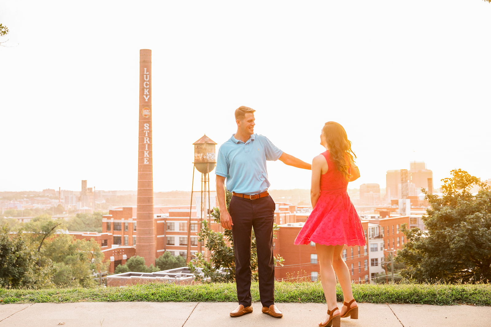 Rachel Drews Romantic Libby Hill Engagement Shoot - Image Property of www.j-dphoto.com