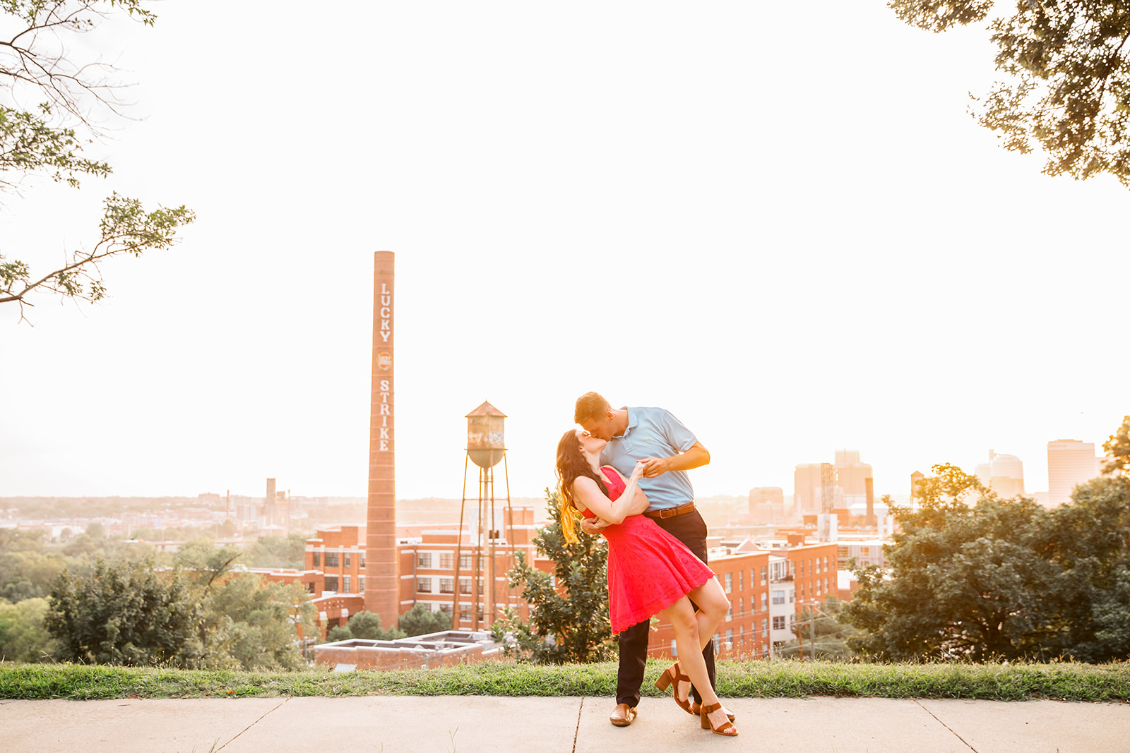 Rachel  Drews Romantic Libby Hill Engagement Shoot - Image Property of www.j-dphoto.com