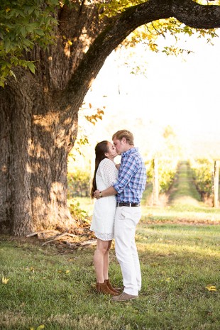 Rebecca  Johns Vineyard Engagement Session - Image Property of www.j-dphoto.com