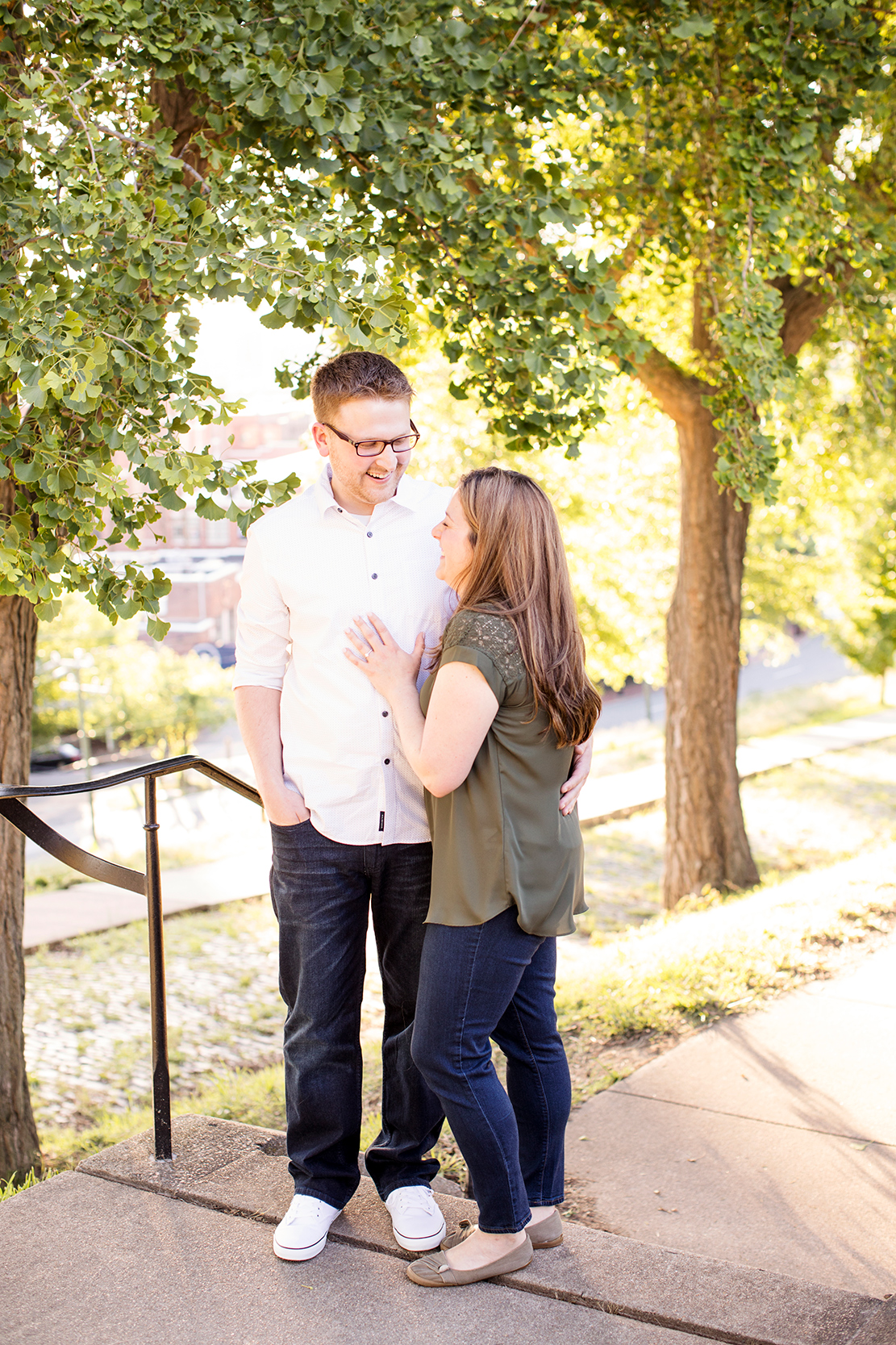 Sierra  Adams Sunset Engagement Shoot on Libby Hill - Image Property of www.j-dphoto.com