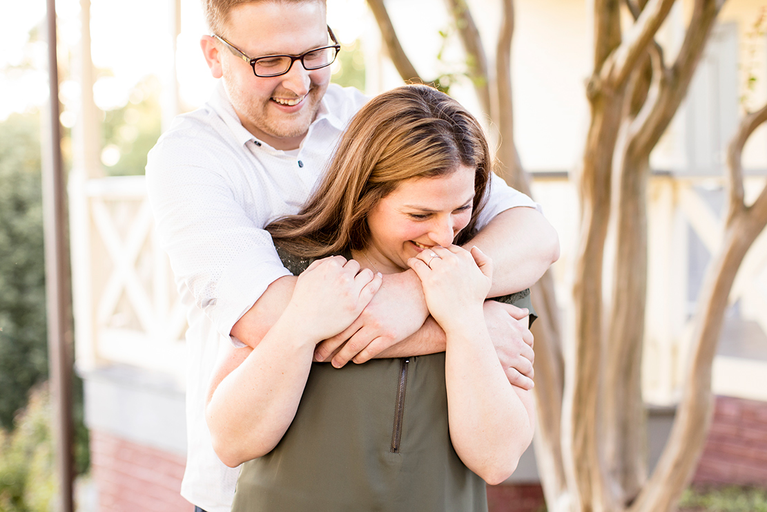 Sierra  Adams Sunset Engagement Shoot on Libby Hill - Image Property of www.j-dphoto.com