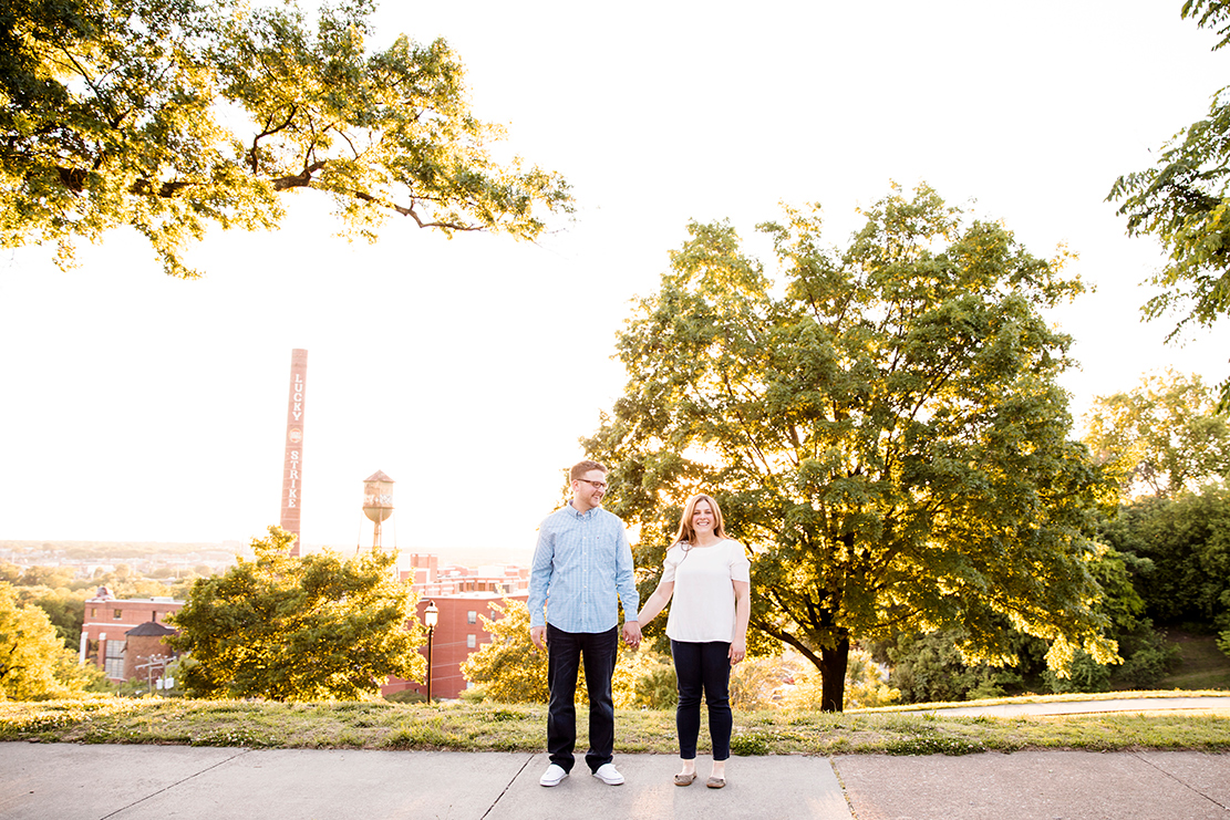 Sierra  Adams Sunset Engagement Shoot on Libby Hill - Image Property of www.j-dphoto.com