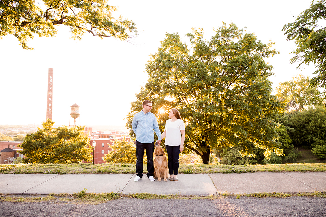 Sierra  Adams Sunset Engagement Shoot on Libby Hill - Image Property of www.j-dphoto.com