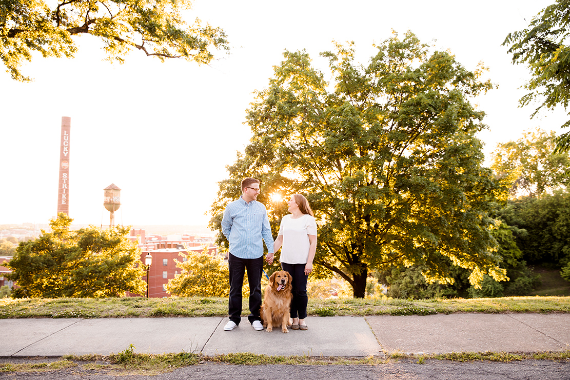 Sierra  Adams Sunset Engagement Shoot on Libby Hill - Image Property of www.j-dphoto.com