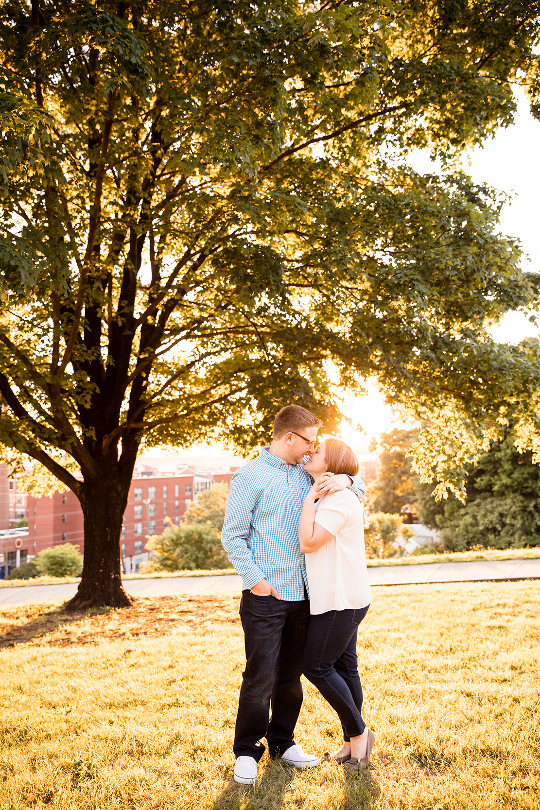 Sierra  Adams Sunset Engagement Shoot on Libby Hill - Image Property of www.j-dphoto.com