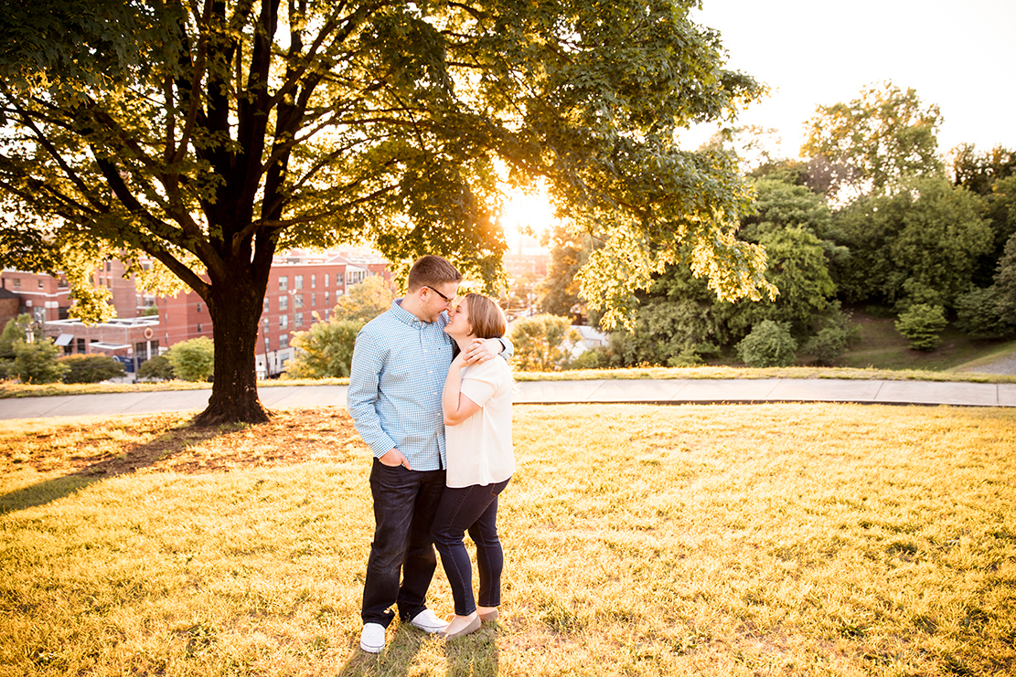 Sierra  Adams Sunset Engagement Shoot on Libby Hill - Image Property of www.j-dphoto.com