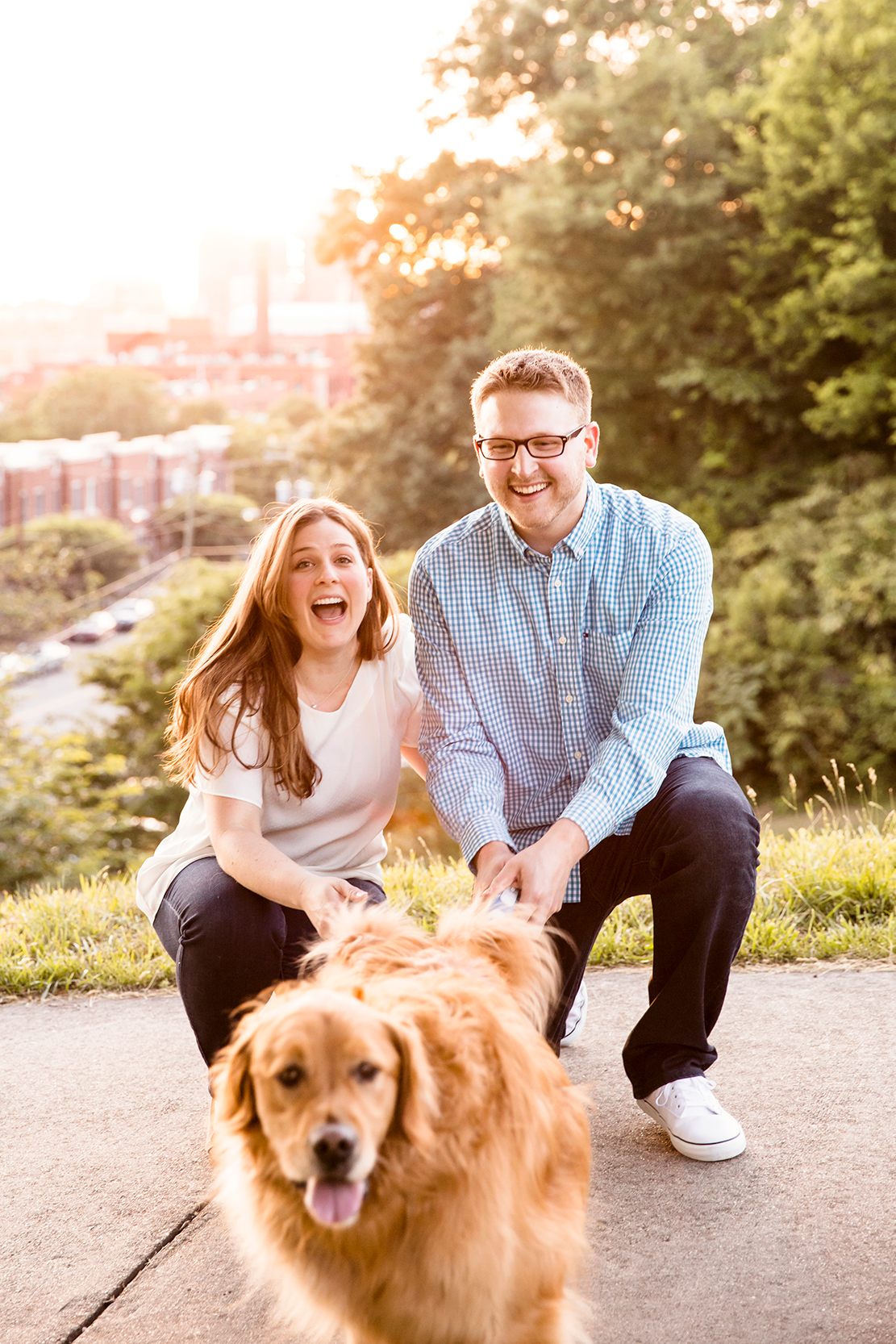 Sierra  Adams Sunset Engagement Shoot on Libby Hill - Image Property of www.j-dphoto.com