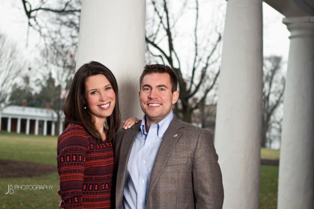 Sara  John A University of Virginia Engagement - Image Property of www.j-dphoto.com