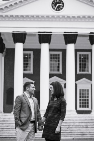Sara  John A University of Virginia Engagement - Image Property of www.j-dphoto.com