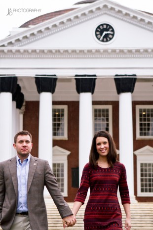 Sara  John A University of Virginia Engagement - Image Property of www.j-dphoto.com