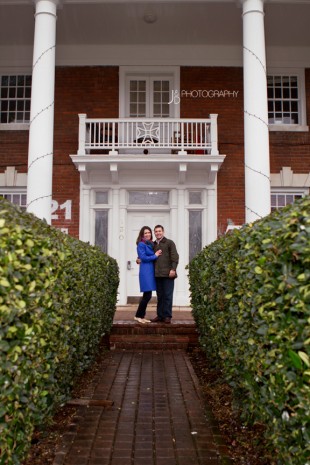 Sara  John A University of Virginia Engagement - Image Property of www.j-dphoto.com