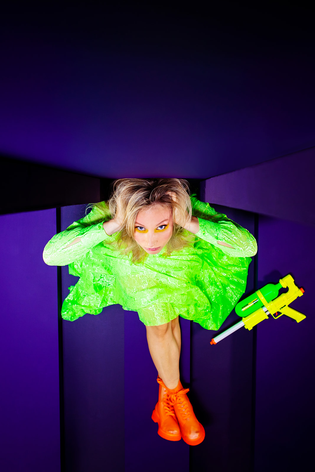 Super Soaker 90s Inspired Neon Military Shoot - Image Property of www.j-dphoto.com