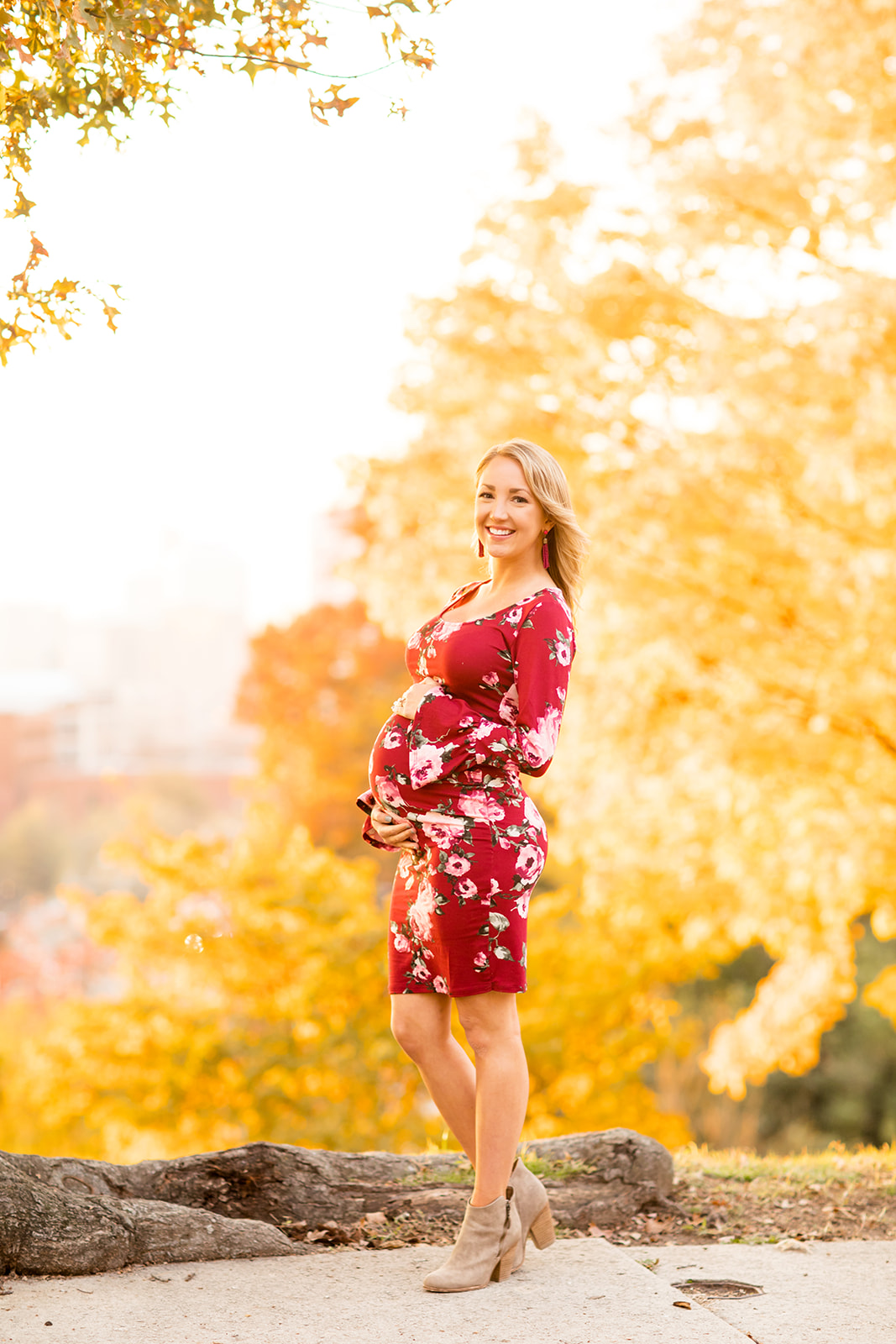 Erika  Stephens Golden Hour Maternity Photos at Libby Hill - Image Property of www.j-dphoto.com